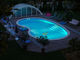 Pool in night